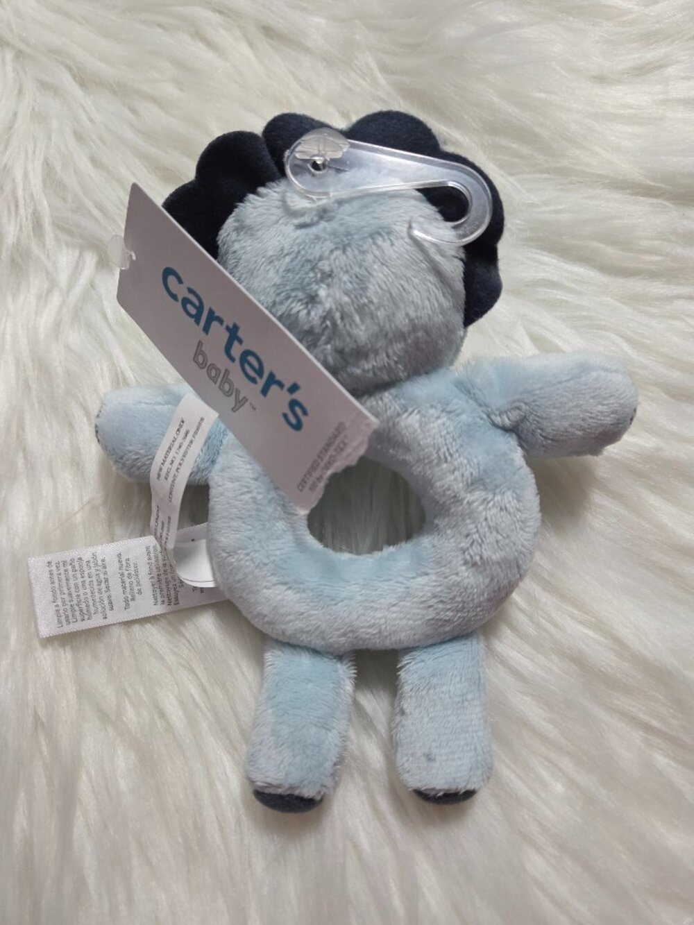 Carter's Dinosaur Baby Rattle - Picture 2 of 5